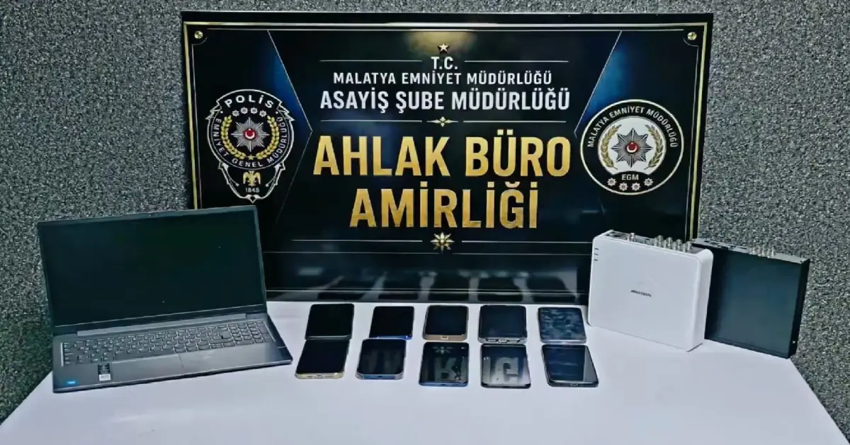 Malatya’da Fuhuş Operasyonu: 4 Şüpheli Gözaltına Alındı, 8 İş Yeri Mühürlendi