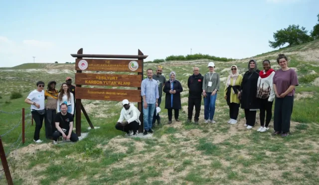 Malatya'da İpek Yolu Kervanı'nın UNCCD COP17 öncesi gerçekleştirilen programından bir görüntü