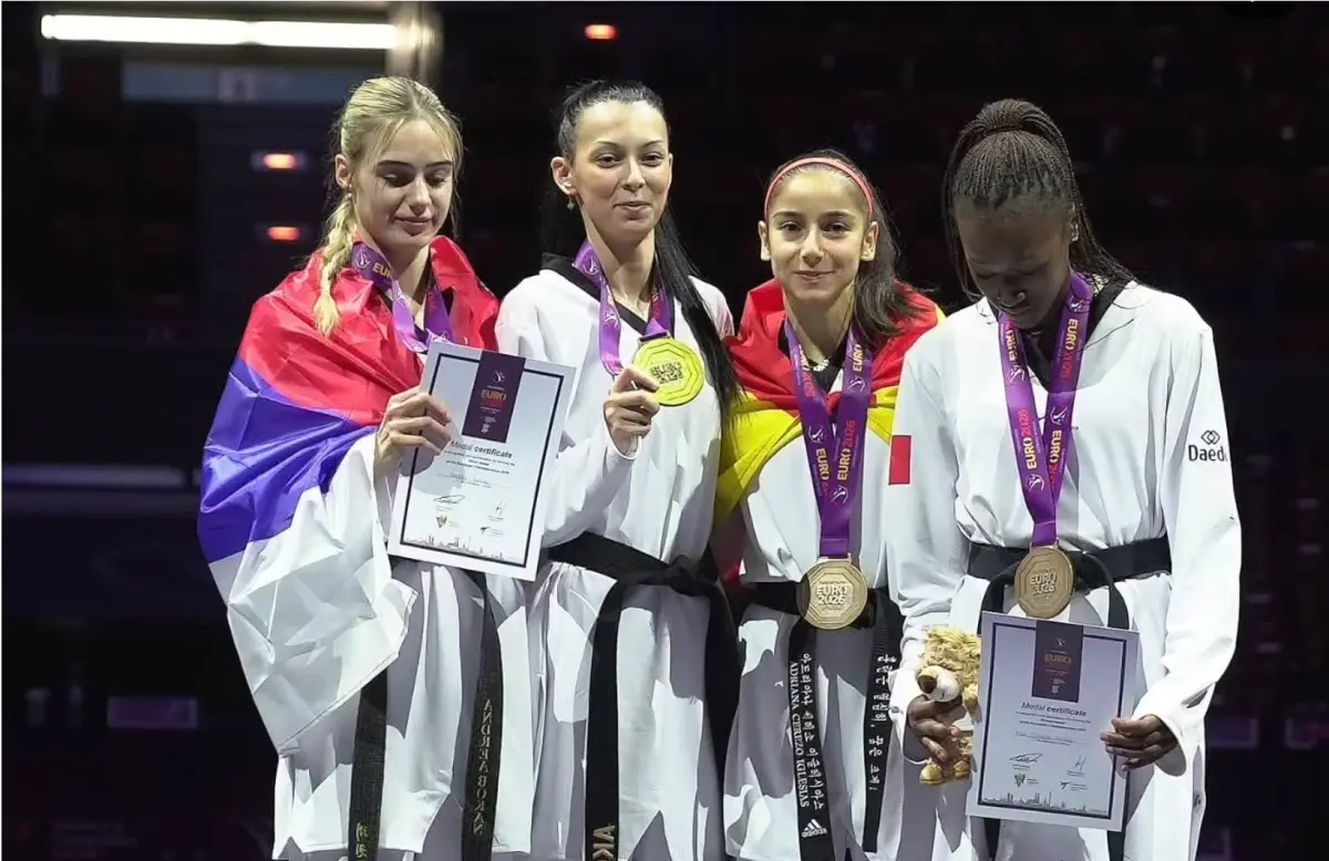 Elif Sude Akgül’den Tarihi Başarı: 20 Yaşında Avrupa Tekvando Şampiyonu Oldu!