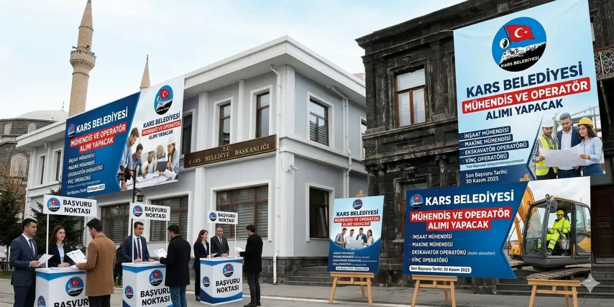 Kars Belediyesi İstihdama Odaklandı: Yeni Mühendis ve Operatörler Göreve Başlıyor