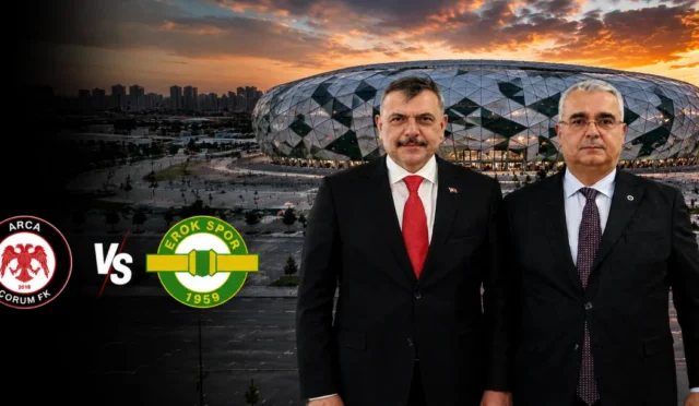 AK Parti Çorum Milletvekili Yusuf Ahlatcı ve İçişleri Bakanı Mustafa Çiftçi, Arca Çorum FK'nın final maçı öncesinde bir araya geldi.