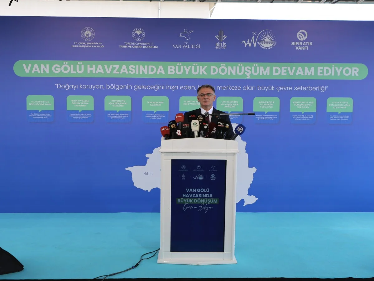 Van Gölü’nü Kurtarma Operasyonu: 12 Milyar TL’lik Dev Yatırımla Kirliliğe Darbe Vuruluyor