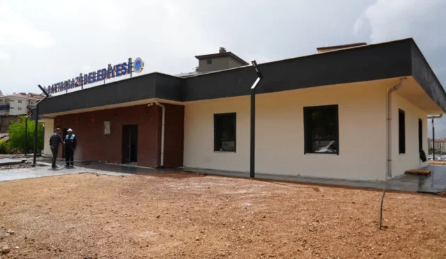 Battalgazi Selçuklu Mahallesi taziye evi inşaatının son durumu