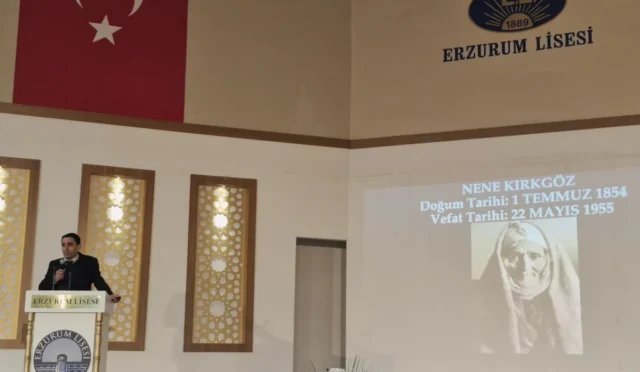 Erzurum Lisesi'nde Nene Hatun'u anma semineri, arşiv belgeleriyle kahramanlık anlatıldı
