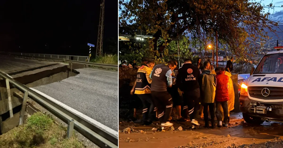Hatay’da Şiddetli Yağış Can Aldı: Sel Felaketi Sonucu Köprü Çöktü, 1 Kişi Hayatını Kaybetti