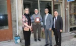 Beypazarı'nda geleneksel zanaatkarlara vefa plaketi takdimi