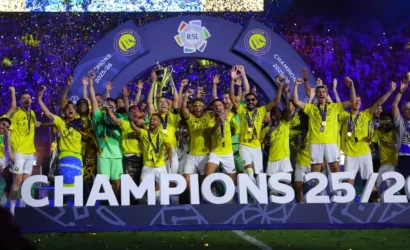 Cristiano Ronaldo'nun Al Nassr formasıyla sevinç anı, Suudi Arabistan Pro Lig şampiyonluğu