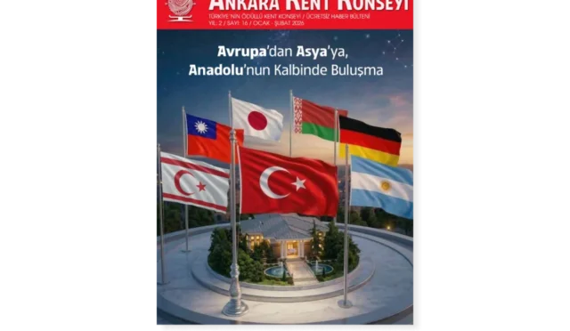 Ankara Kent Konseyi'nin Ocak-Şubat 2026 bülteninden önemli başlıkları gösteren görsel