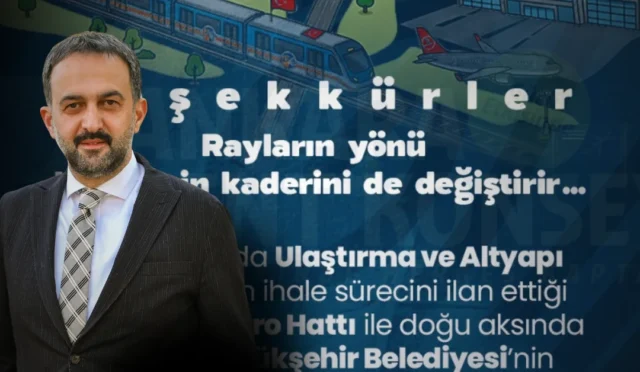 Ankara'da Esenboğa ve NATO Yolu metro hatlarının inşaatını gösteren görsel