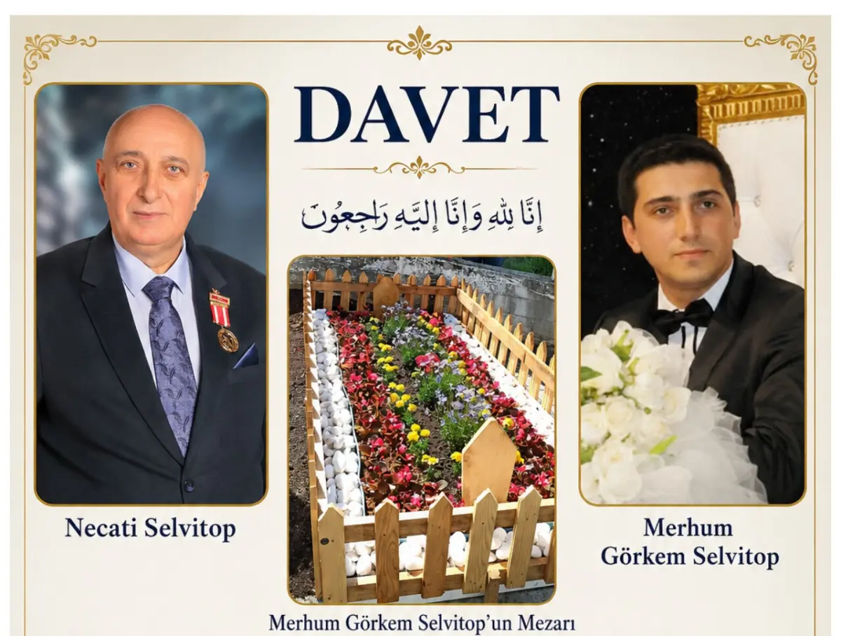 Trabzon’da Görkem Selvitop İçin Mevlid Programı: Necati Selvitop’tan Davet