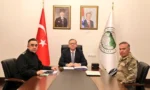 Kars'ta Kurban Bayramı için görevlendirilen personellerin güvenliği sağladığı görsel