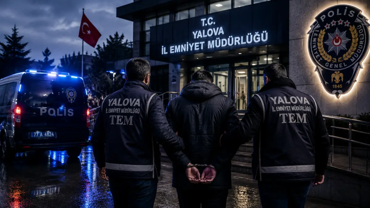 Yalova’da DEAŞ Operasyonu: 2 Şüpheli Tutuklandı, 1 Yabancı Sınır Dışı Ediliyor