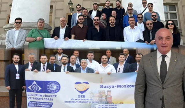 ETSO heyeti Moskova'da Rus yetkililerle bir araya geldi