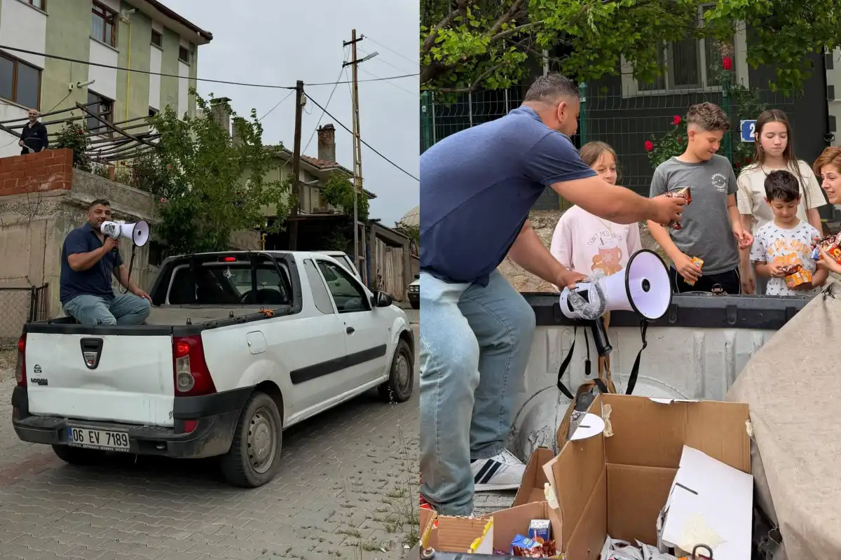 Nallıhan’da Muhtardan Bayram Geleneği: Megafonla Kutlama ve İkram