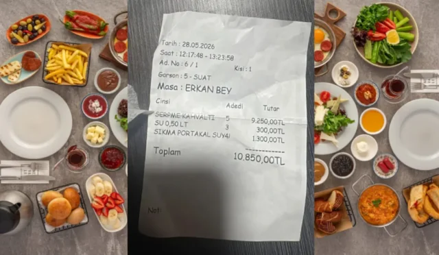 Gurbetçi ailenin Gölbaşı'nda kahvaltıda ödediği 10.850 TL'lik yüksek hesap şaşkınlığa neden oldu.
