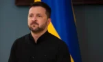 Ukrayna Devlet Başkanı Volodimir Zelenski, Rusya'nın hava saldırıları hakkında açıklama yapıyor.