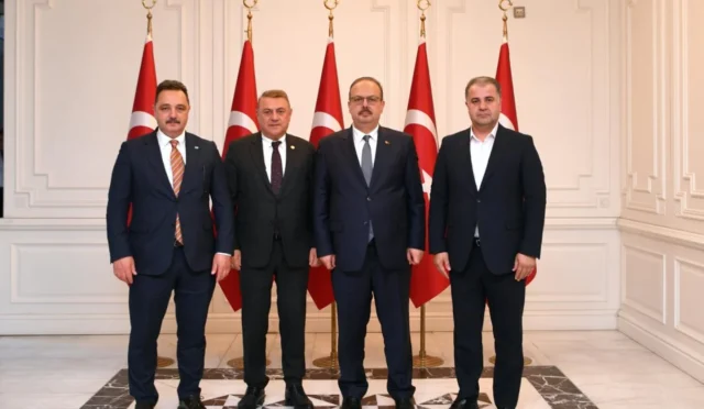 TİMBİR heyeti, Ankara Valisi Yakup Canbolat'ı ziyaret etti.