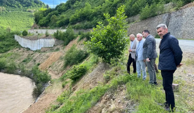 Giresun Kovanlık'ta sel sonrası hasar tespit çalışmaları yapılıyor