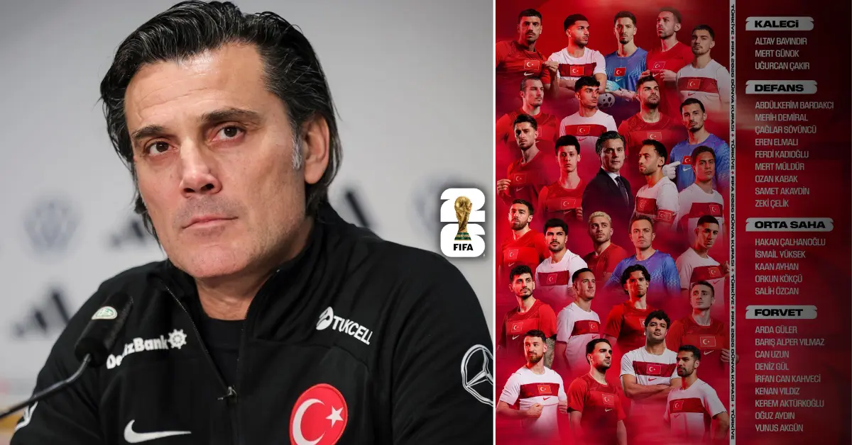 A Milli Takım’ın Dünya Kupası Kadrosu Açıklandı: İşte O 26 İsim ve Beklemeye Alınanlar