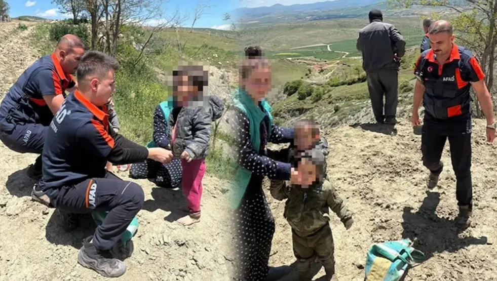 Çorum’da Kaybolan İki Çocuktan Mutlu Haber: Ekipler Çamurda Saplanmış Buldu