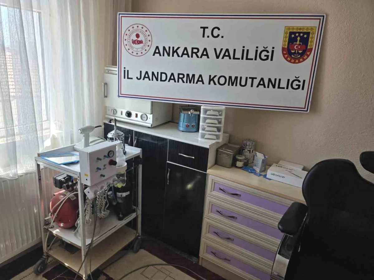 Ankara’da Yetkisiz Diş Hekimine ‘Sahte Operasyon’: Milyonluk Tıbbi Malzemelere El Konuldu