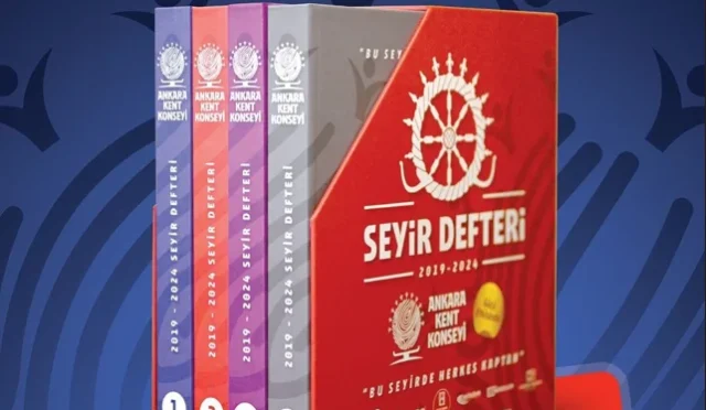 Ankara Kent Konseyi'nin 'Seyir Defteri' adlı yayınının kapağı