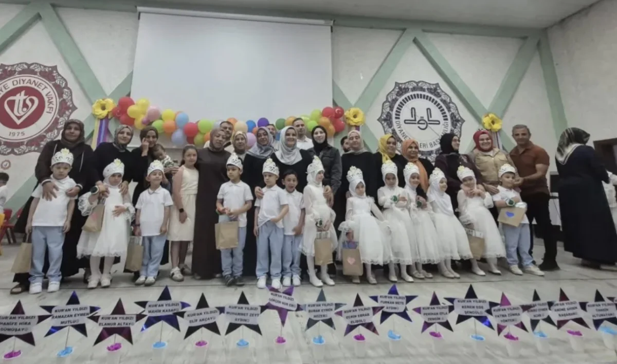 Burdur’da 4-6 Yaş Kur’an Kursu’nda Yıl Sonu Coşkusu: Minikler Bilgi ve Becerilerini Sergiledi