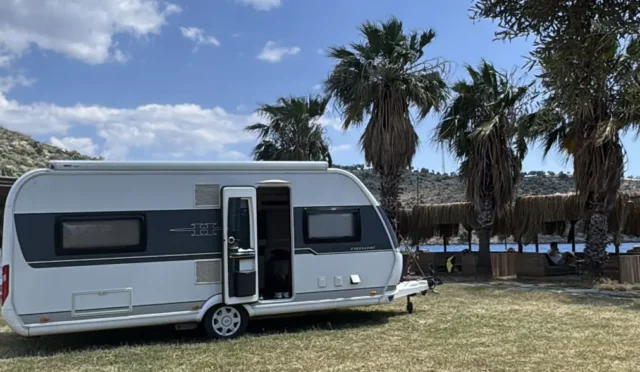 Bodrum Çökertme'de denize sıfır Tekila Karavan Park'ta tatil yapanlar