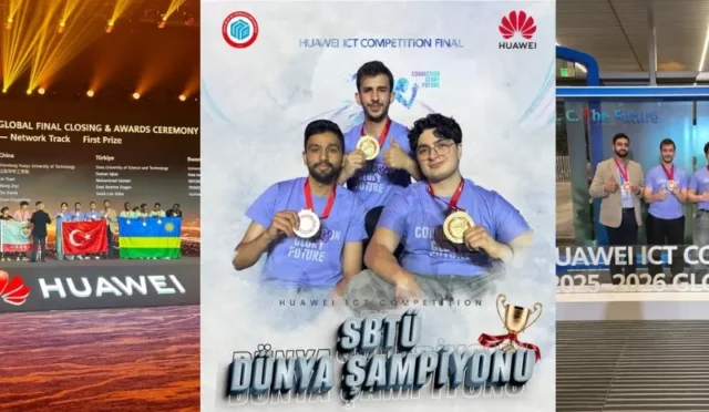 Sivas Bilim ve Teknoloji Üniversitesi öğrencileri Huawei ICT Competition'da Network Kategorisi Dünya Şampiyonu oldu