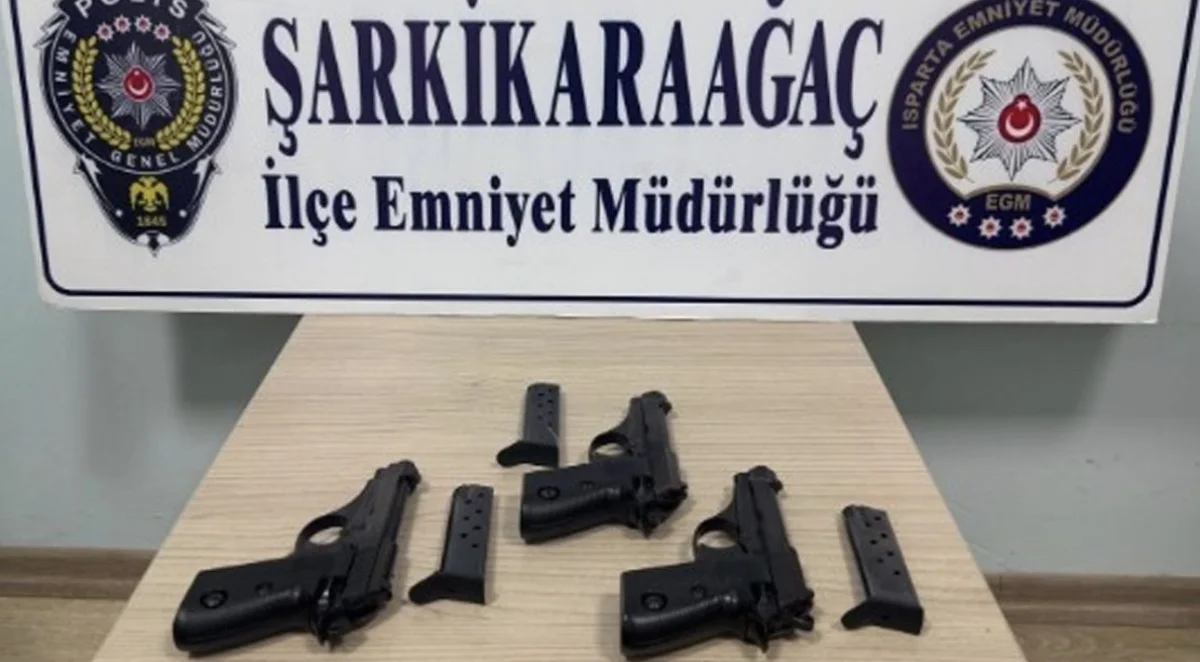 Isparta’da Ruhsatsız Silah Operasyonu: 2 Kişi Hakkında İşlem Başlatıldı