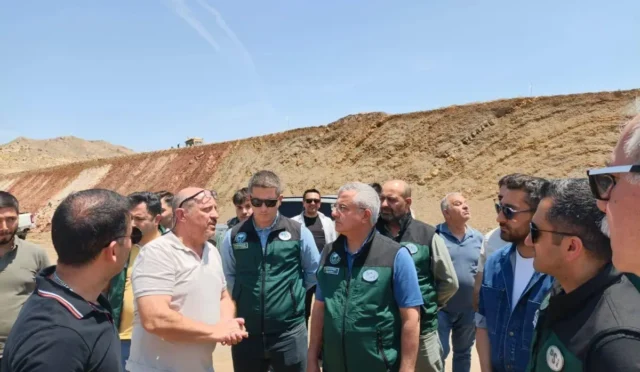 DSİ heyeti, Iğdır'daki Tuzluca Barajı ve Ünlendi Barajı inşaatlarını yerinde inceledi.
