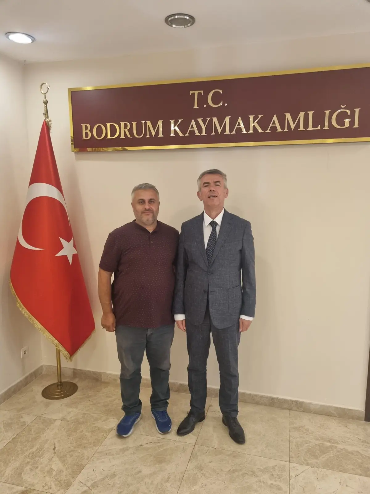 Bodrum’un Tanıtımı ve Turizm Potansiyeli Masaya Yatırıldı: TİMBİR Temsilcisi Kaymakam Sırmalı’yı Ziyaret Etti