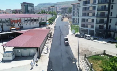 Battalgazi Selçuklu Mahallesi'nde yenilenen asfalt yol