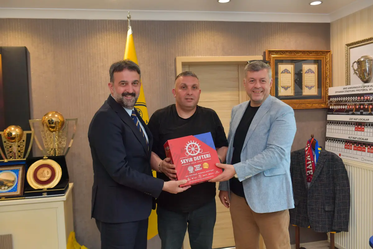 Ankara Kent Konseyi Başkanı Yılmaz’dan MKE Ankaragücü Başkanı Alparslan’a Ziyaret: Spor ve Kültür Buluşması