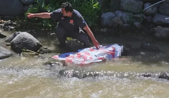 Erzurum'da piknik sırasında dereye kapılan genç adamın cansız bedeni bulundu
