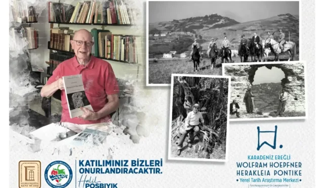 Karadeniz Ereğli Wolfram Hoepfner Herakleia Pontike Yerel Tarih Araştırma Merkezi açılış töreni