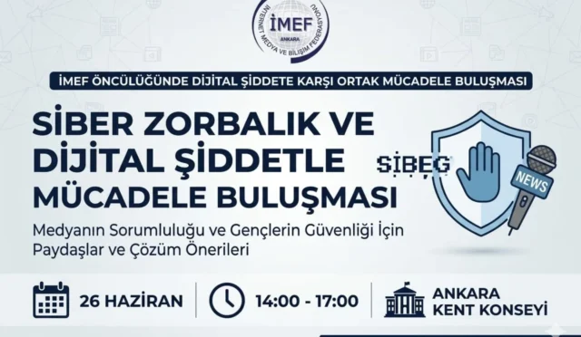 Dijital şiddete karşı mücadele için bir araya gelen katılımcılar