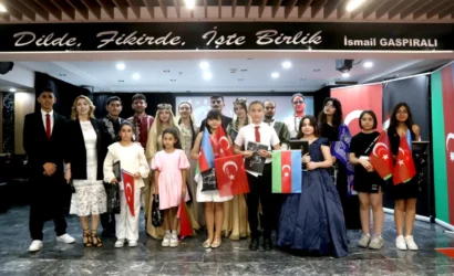Səda Müzik Kursu'nun Ankara'da düzenlediği Azerbaycan kültürü ve sanat gecesinden genel görünüm