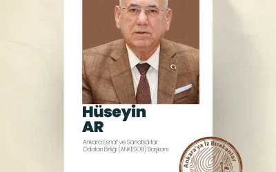Ankara Kent Konseyi'nde konuk olan ANKESOB Başkanı Hüseyin Ar