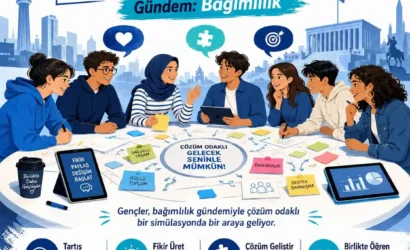 Başkentte gençler, bağımlılıkla mücadele simülasyonunda karar alıcı rolünde