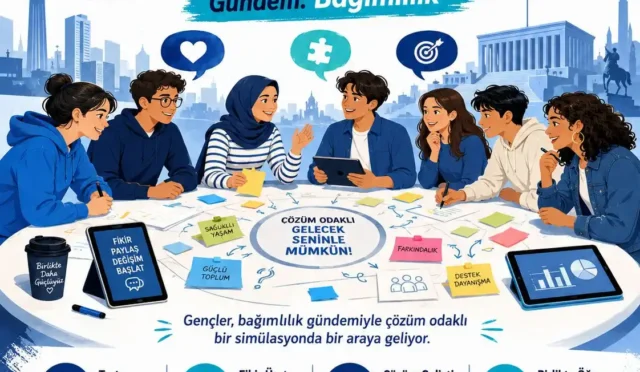 Başkentte gençler, bağımlılıkla mücadele simülasyonunda karar alıcı rolünde