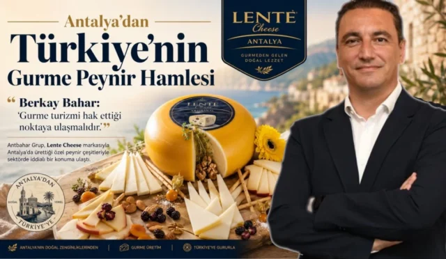 Antalya'da Lente Cheese fabrikasında gurme peynir üretimi