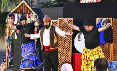 Ankara Şehir Tiyatroları'nın sahnelediği 'Bir Yudum Muhabbet' oyunu.