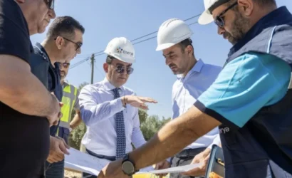 Manavgat'ta devam eden doğalgaz altyapı çalışmaları
