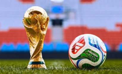 2026 Dünya Kupası'nda Türkiye'nin Paraguay ile oynayacağı maç öncesi futbol temalı görsel