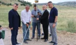 Kırıkkale Yuva Mahallesi TOKİ bölgesinde yol yapım çalışmaları devam ediyor