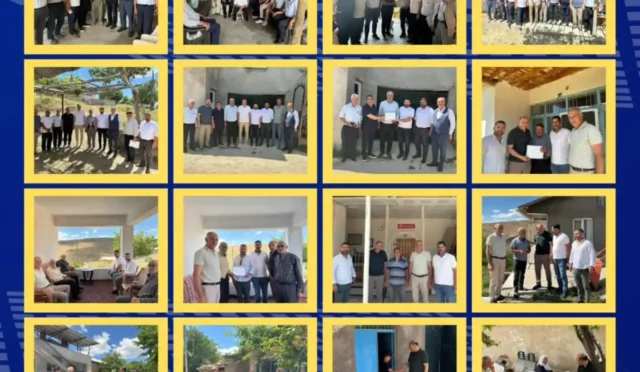 AK Parti Elazığ İl Başkanı Sencer Selmanoğlu'nun öncülüğünde 100 kişilik AK Parti heyeti, Baskil ilçesinde vatandaşlarla buluştu.