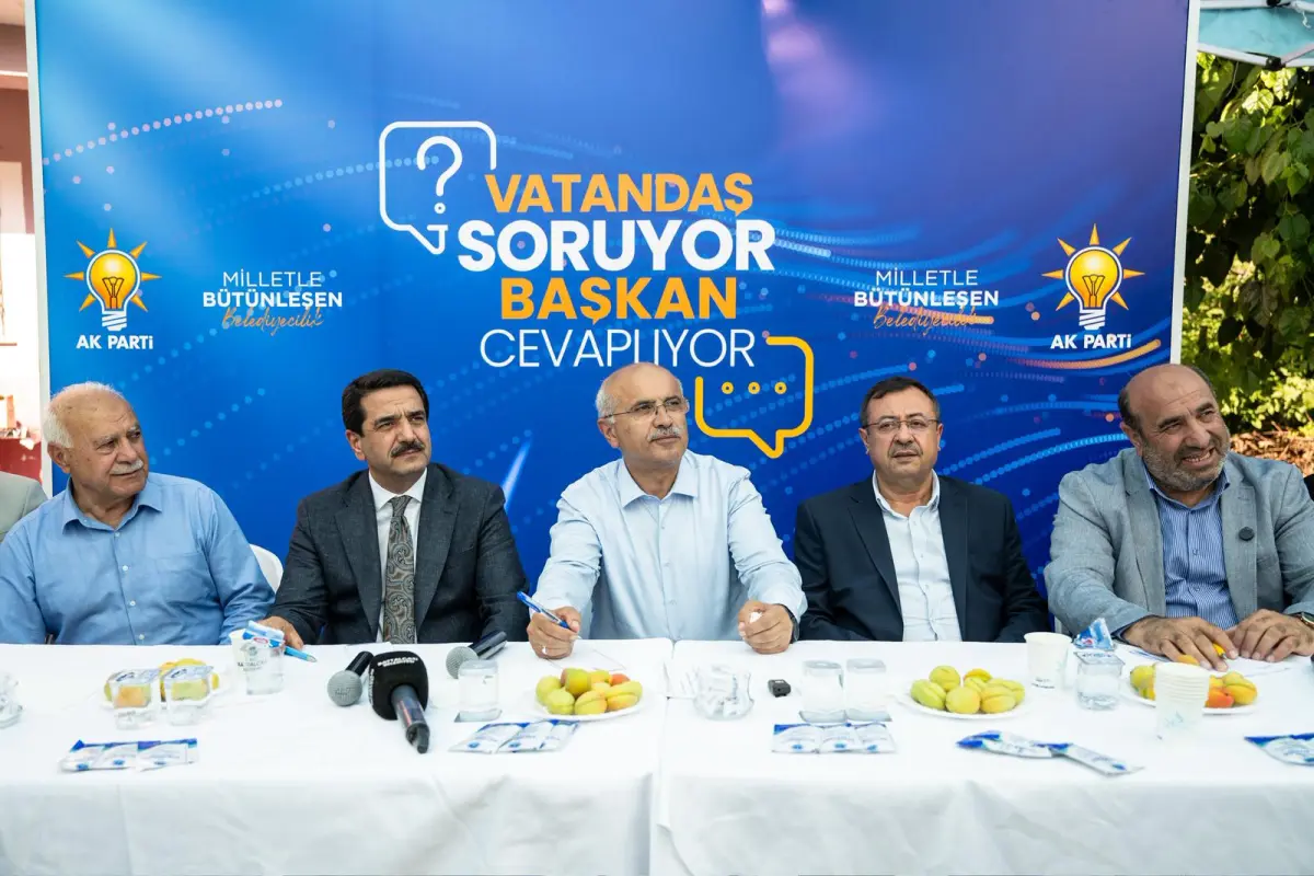 Hanımınçiftliği’nde Halk Buluşması: Vatandaşlar Taleplerini Başkanlara Doğrudan İletti