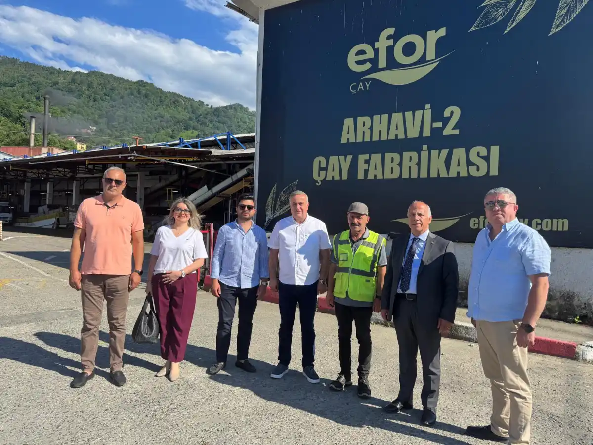 Artvin Ticaret Borsası’ndan Efor Çay Fabrikası’na Ziyaret: Bölge Ekonomisine Katkı İncelemesi