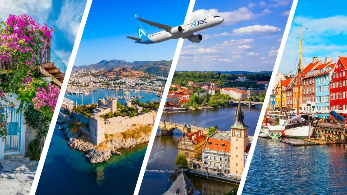 AJet Bodrum’dan Avrupa’ya 13 Noktaya Direkt Uçuş Başlatıyor